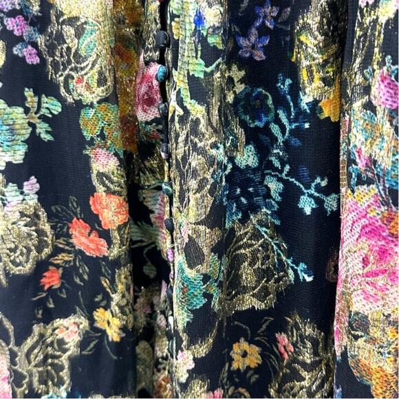 Hemant and Nandita Rafa Maxi Dress in Black Medium  New with tags! - Picture 8 of 13